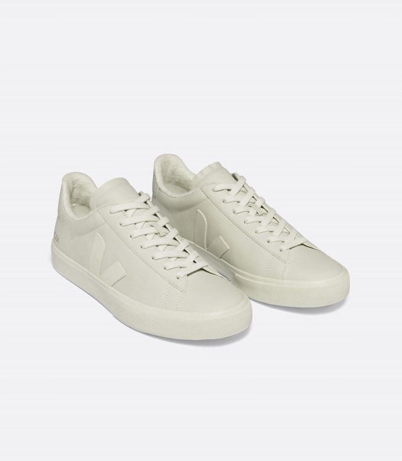 Tenis Bajos Veja Campo Fured Chromefree Cuero Hombre Blancos | ETG6665JE